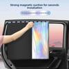 Car Magnetic Sunshades, Silver Laser Sunshades for the Driver and Front Passenger