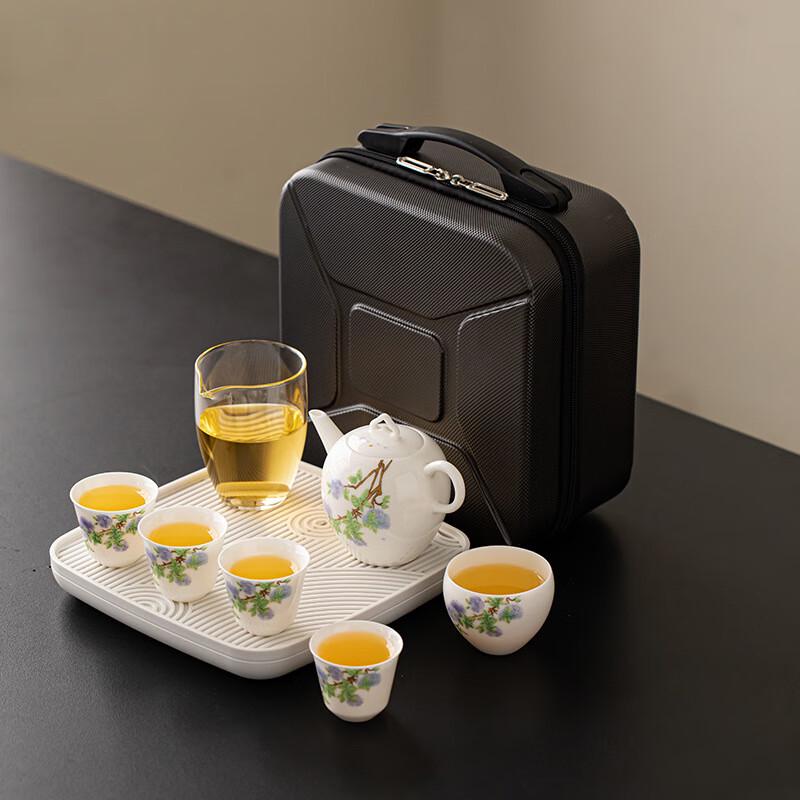 Chinese Style Portable Ceramic Travel Tea Set