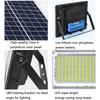 30-500W Solar Flood Lights with Remote Control Outdoor IP67 Waterproof Solar Powered Spotlight Solar Reflector Wall Lamps Hot