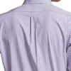 Polo Ralph Lauren Ss24 Gestreiftes Pony-Logo Besticktes Langarm-Baumwoll-Popeline-Hemd Herrenhemden Lila 710767330-010