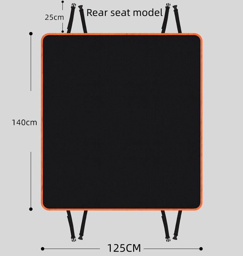 Universal Car seat cover upgrade your car seat with this waterproof and scratch resistant dog hammock cover Interior Accessories