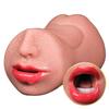 3 IN 1 Künstliche Vagina für Männer Masturbator Tasse Tiefer Hals Echter Oraler Männlicher Masturbation Blowjob Analer Kitzler Silikon Sex Spielzeug 18+