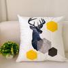 Nordic Yellow Small Fresh Bay Window Pillowcase Fashionable and Versatile Home Living Room Bedroom Sofa Backrest