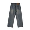 Spring and Autumn Draping Loose Straight Japanese Wide-leg Floor-moving Casual Trousers Jeans Men