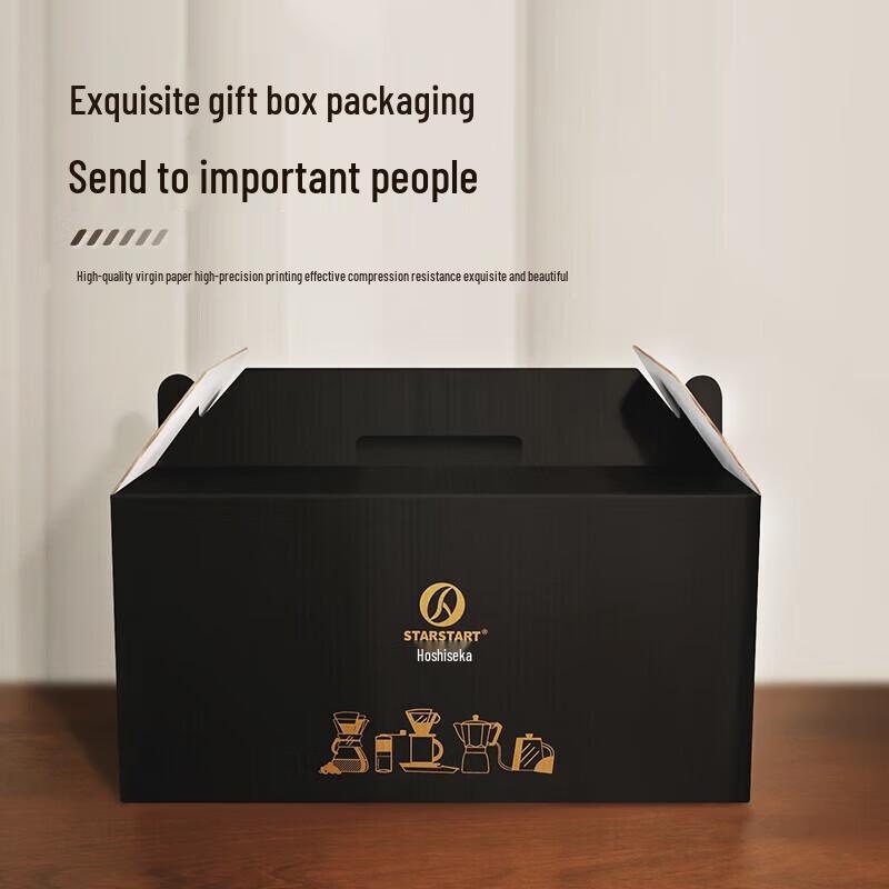 STAR-START 12-Piece Pour-Over Coffee Set with Wooden Stand