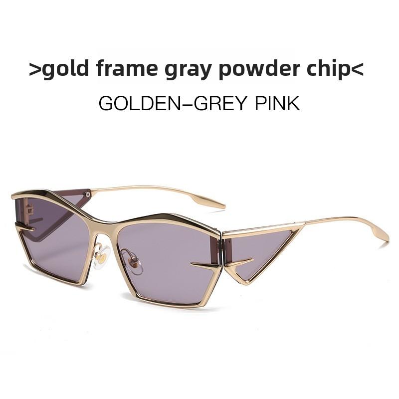 Y2k Futuristic Sunglasses With Uv400 Protection For Outdoor Fashion And Party Wear