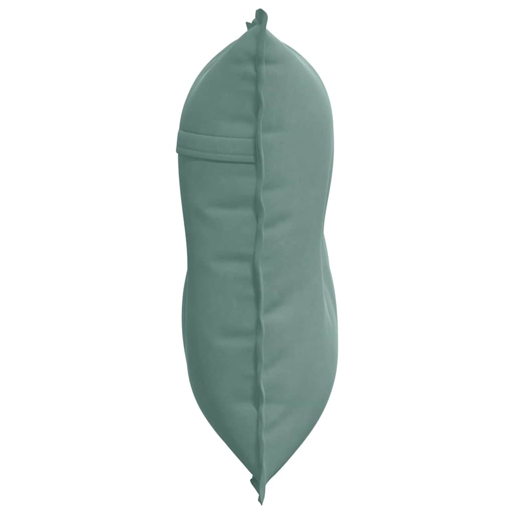 Back Cushion Sea Green 80 x 50 cm Cord Fabric