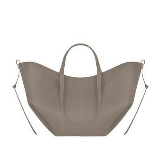 

Винтажная европейская и американская французская сумка через плечо из коровьей кожи: Нишевая сумка-тоут в форме ведра для женщин large size