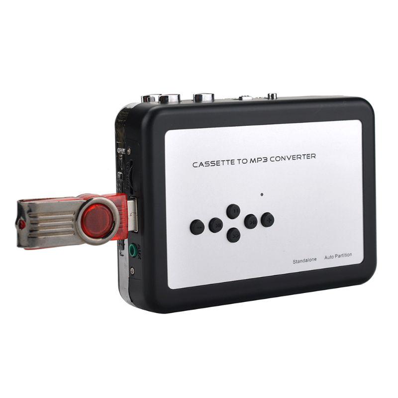 USB Cassette Capture Cassette Player Converts Tape To MP3 USB Cassette Capture for Laptops and  Computers