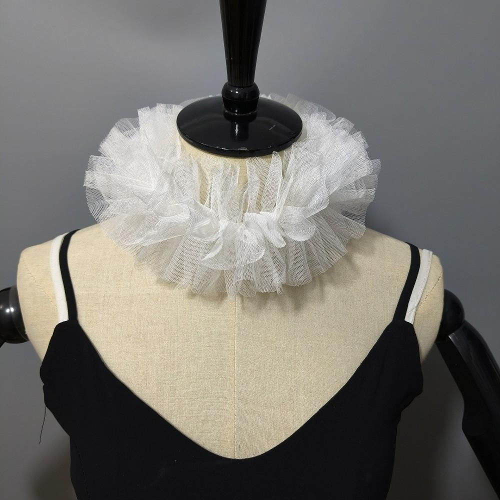 Lace Detachable Sleeves Cuffs Costume Accessory All-match Mesh Neck Ruff Sweet Ruffled Ruffled Clown Choker