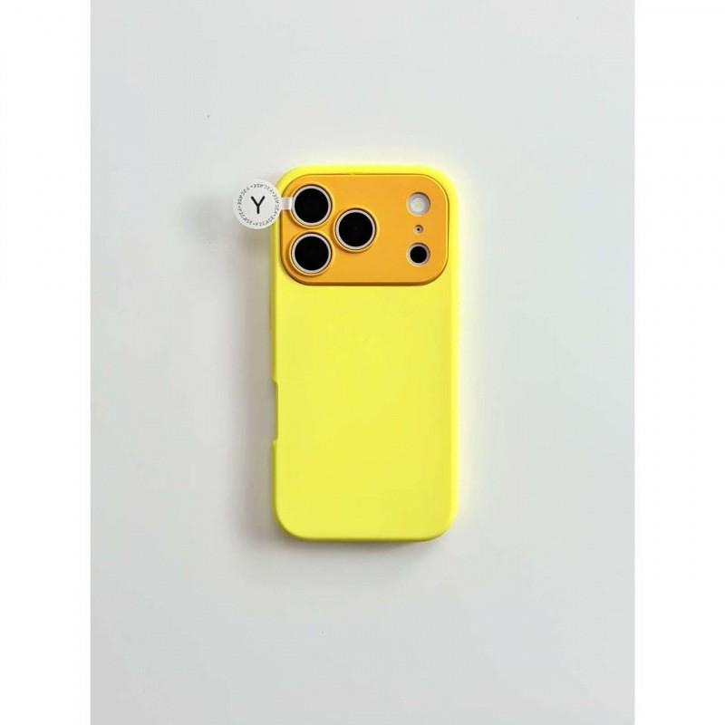 Minimalist INS Style Patchwork Solid Color Phone Case IPhone 17 Pro Max 16 15 Shockproof Protective Cover