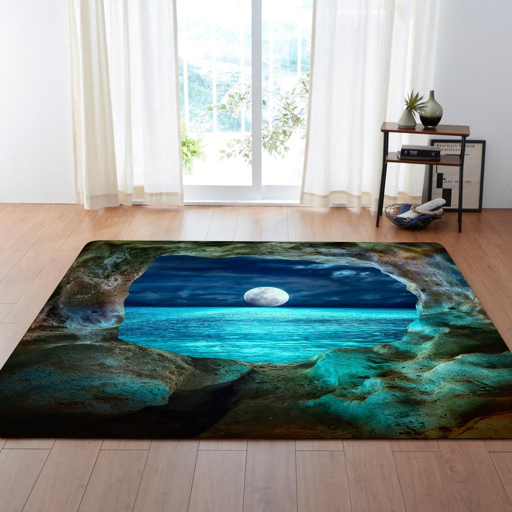 Living Room Carpet Bedroom Floor Mat Pattern Flexible Day
