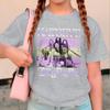 Katseye Print Girls Tshirt Toddler Top Summer Short Sleeve Tops Girl Group Katseye Graphic T Shirt Kids Casual Cotton T-shirt