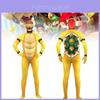 Macacão Vibrante de Halloween do Super Mario Estampa 3D Fantasia Cosplay Para Adultos e Crianças