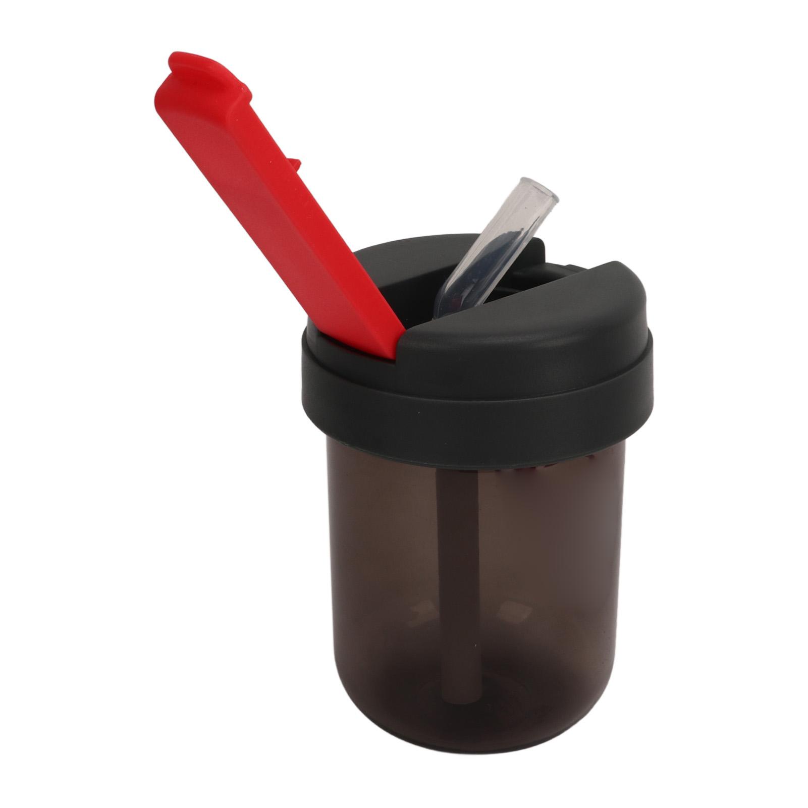 

300ml Portable Water Drinking Cup with Straw Water Tea Drink Straw Bottle for Working Sporting