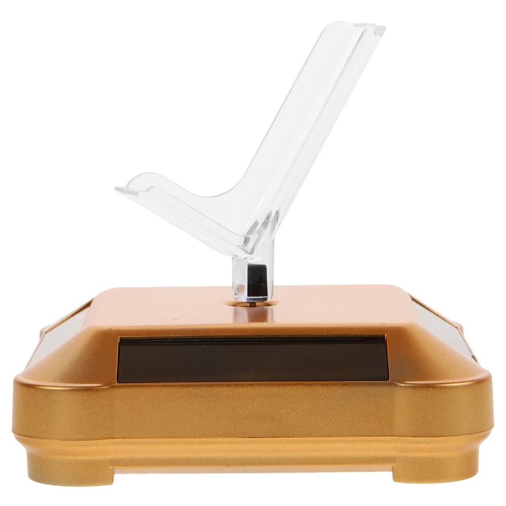 Automatic Rotating Phone Display Stand Solar Powered Watch Rotary Display Stand Phone Rack золотой