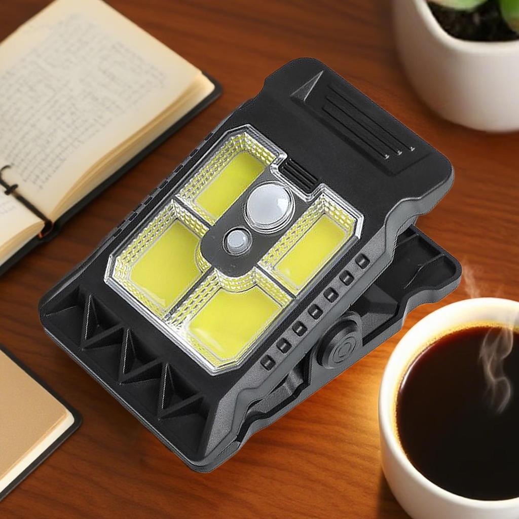 Clip On Solar Lights with Motion Sensor Waterproof Clip On Fence Solar Lighting Security Light Lighting LED for Fence Garden Etc