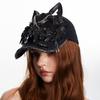 Ripped Hole Rivet Hip Hop Punk Denim Baseball Cap Man Woman Functional Vintage Metal Chain Snapback Hats