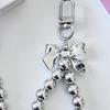 Handmade Beaded Bowknot Keychain Pendant Fashion Hanging Decoration Bag Pendant