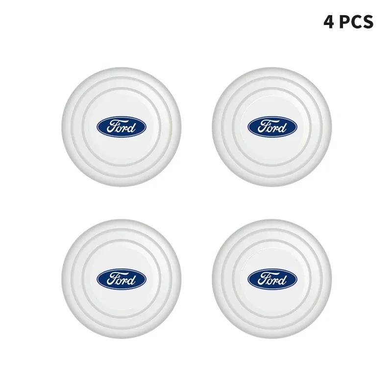 Bil Dør Lysende Anti-sjokk Silikonpute Støtdempende Pakning For Ford ST FOCUS 2 3 Mondeo Fiesta Kuga MK2 MK3 MK4 Ecosport