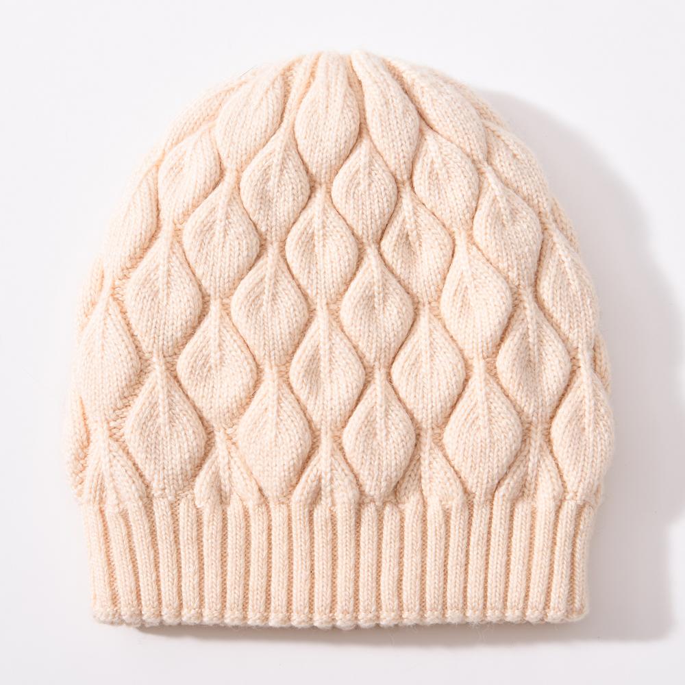 Jxwatcher Women Winter Hat Real Fur Pompom Angora Knitted Wool Beanie Fashion Casual Outdoor Thick Ladies Warm Fur Ball Hats New