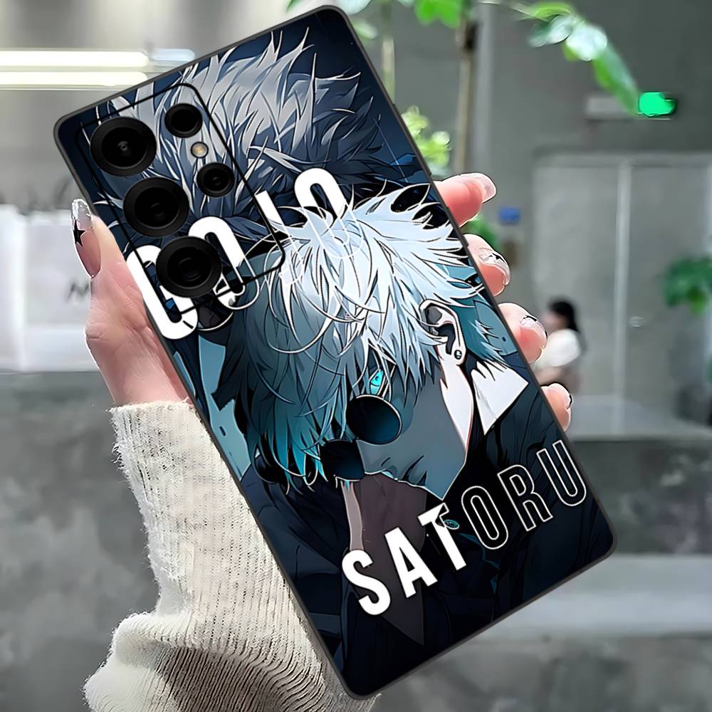 

Jujutsu Kaisen Gojo Satoru Phone Case For Samsung S 24 Fe 25 Ultra Plus 20 Lite 21 30 22 23 24 22 Ultra 5G Fundas Samsung S24 ULTRA