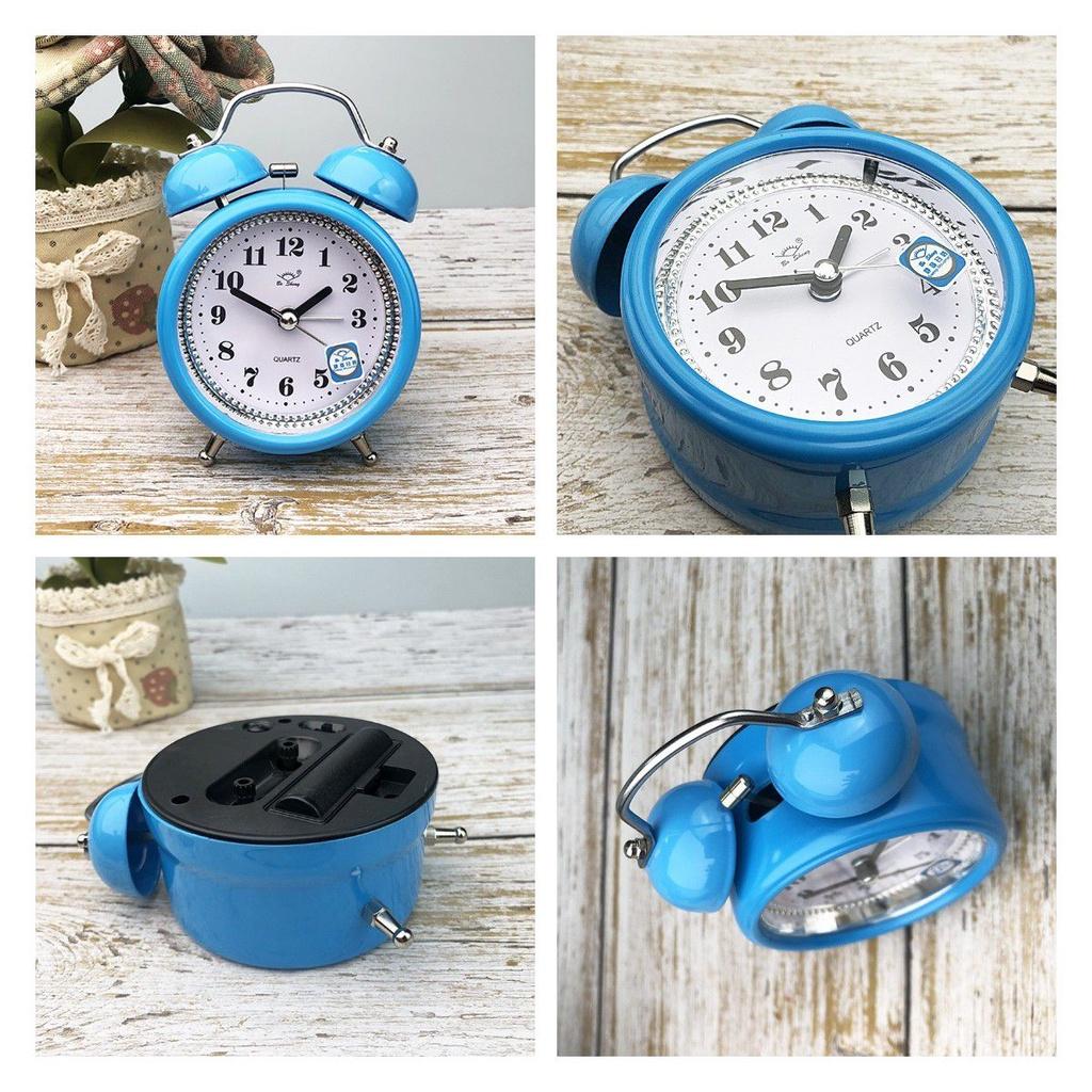 Personalisierter Metallwecker mit Nachtlicht, modische Studentenwahl