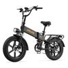 URLIFE T5 E-BIKE Adults 1500W Peak Motor 48V13AhBattery 20"x4.0" Fat Tire All Terrain Folding E-Bike Off Road Commuter Electric Bicycle