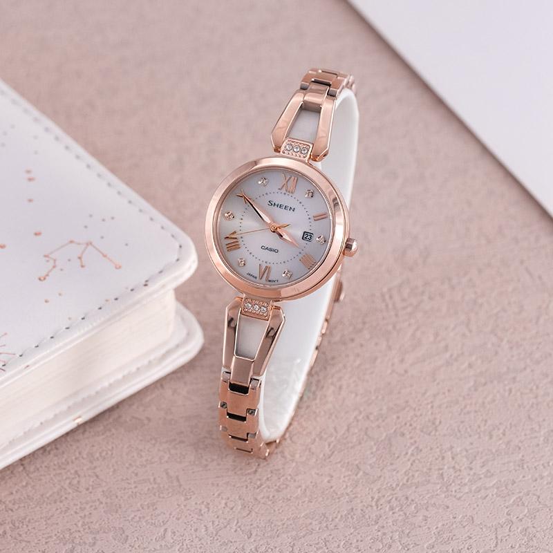 Casio Women's SHEEN Silver Watch SHS-4526CG-4AUPR