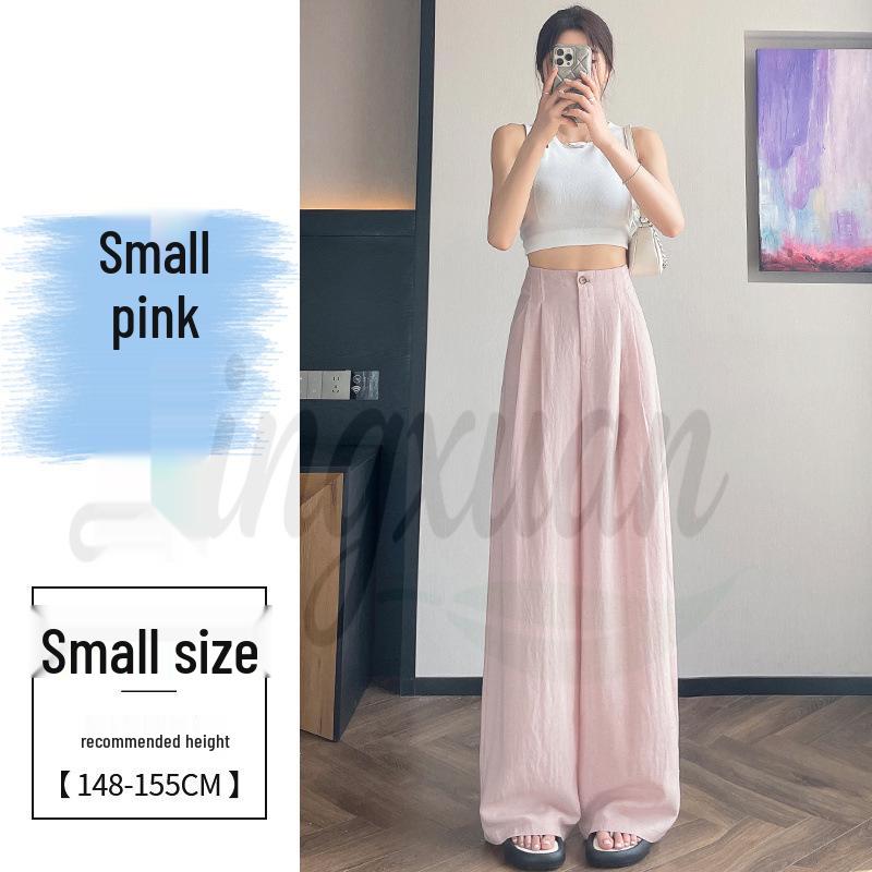 

2026 Summer Tencel Linen High-Waisted Wide-Leg Casual Pants for Women S