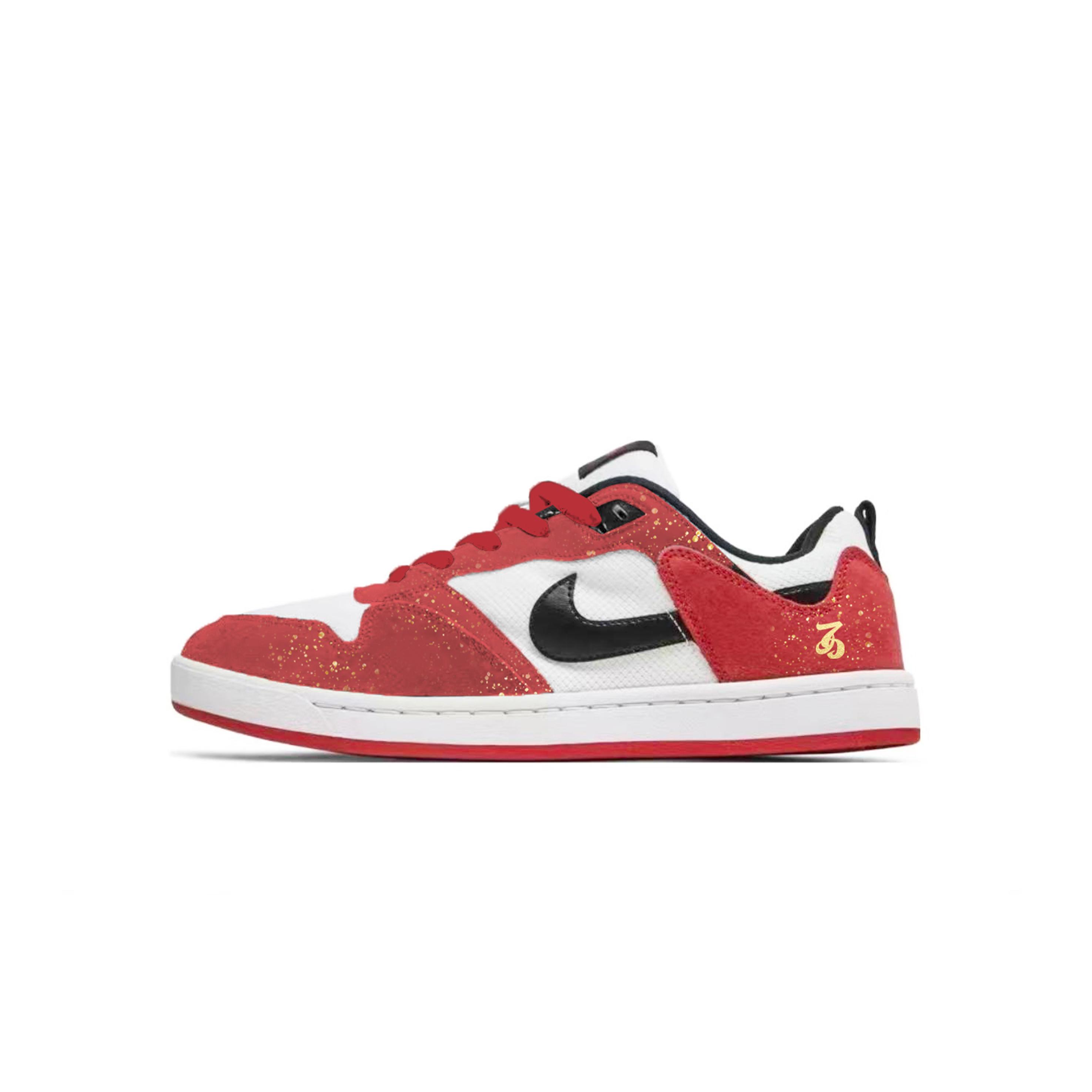 

Nike SB Alleyoop Skateboard Shoes Unisex Low Top Red/White CJ0882-102(Team619-) 44