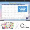 Gannyfer Desk Calendar 2026, Desk/Wall/Fridge 2026 Calendar, Use Now To Dec 2026, Magnetic Calendar for Refrigerator, 14" X 11", 18 Monthly Yearly