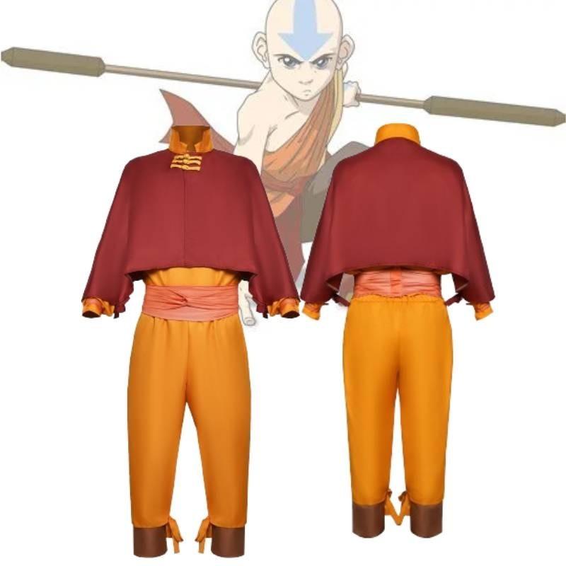 Stylish The Last Airbender Roleplay Costume With Soft Flexible Spandex Fabric