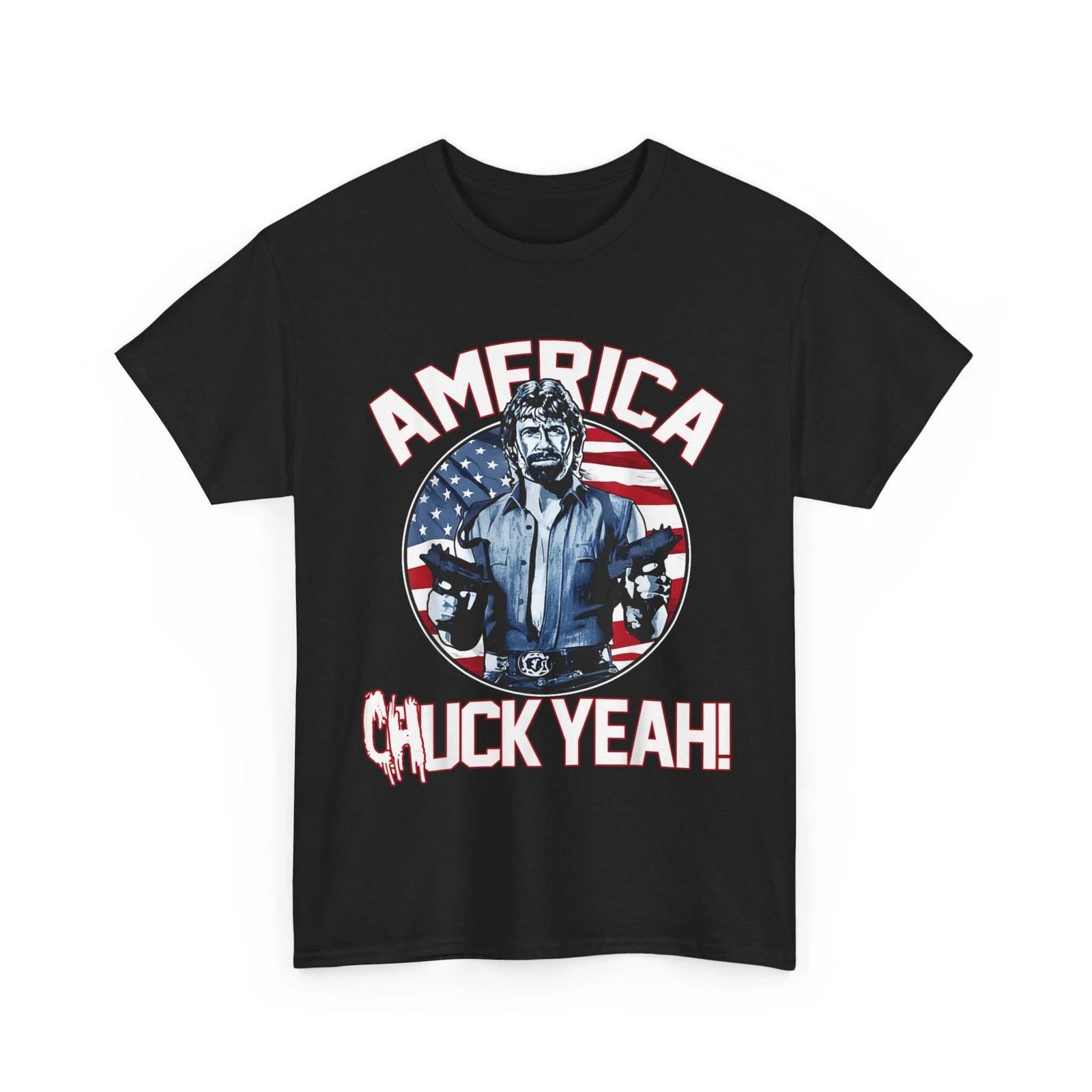 America Chuck Yeah American Flag America Chuck Yeah T-Shirt M