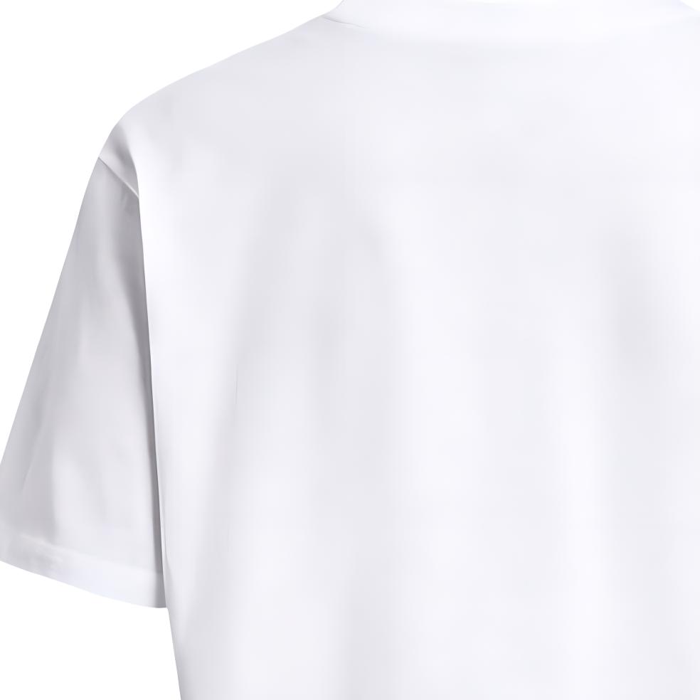 Under Armour Campus Boxy Crop Short Sleeve Solid Color Round Neck Pullover Loose Quick-Dry T-Shirt Women T-Shirts White 1383681-100