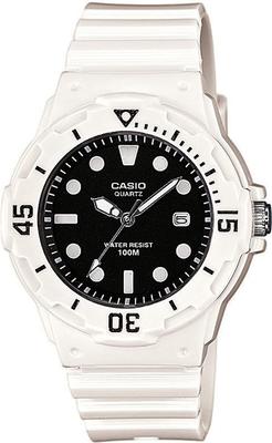 Casio Analoguhr Kinder Günstig Casio Gloss Weiß x Schwarz Overseas Modell LRW-200H-1EV Damen [Artikel]