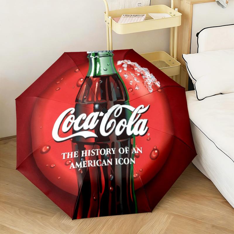 Christmas Gift Halloween Theme Bear Truck Coca Cola umbrella is suitable for all seasons, including home travel and outdoor activities Y13