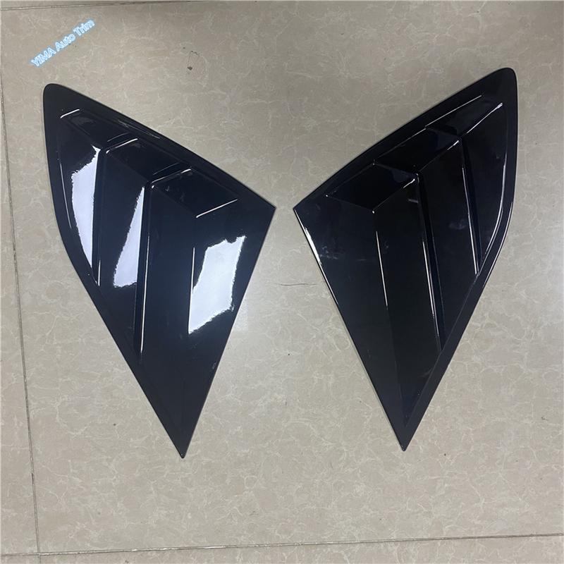 Car Styling Rear Window Triangle Shutters Blinds Cover Side Tuyere Trim External Accessories Fit For Hyundai Tucson 2016 -