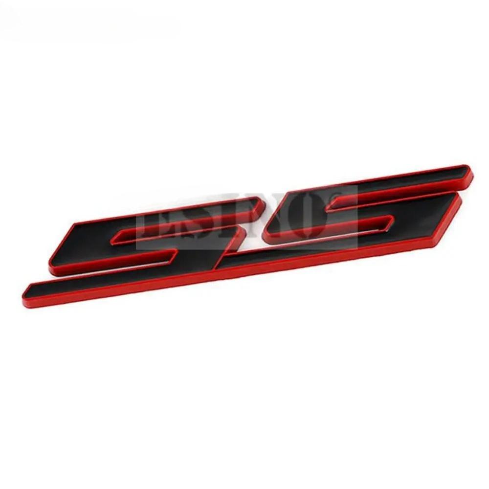 1Pc New SS Car Styling 3D Metal Chrome Zinc Alloy Emblem Car Body SS Front Grill Badge Sticker Decal for Camaro SS