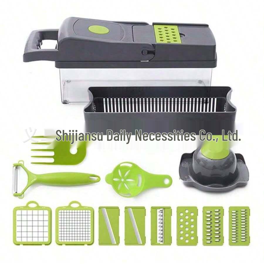 

Multi-Functional Vegetable Shredder and Slicer: Coarse Potato, Carrot, and Vegetable Cutter/Grater Tool for Kitchen Use.