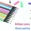 36-Color Watercolor Pen Set for Kids - Ideal for Kindergarten & Primary School Art Projects