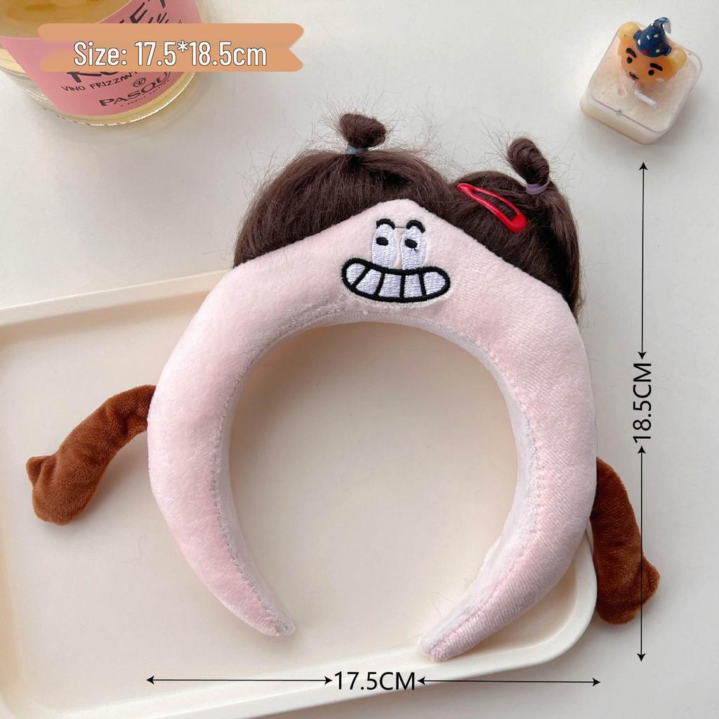 Adorable Ugly Doll Plush Hairband for Makeup and Skincare