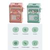 Kids Cash Box High Security Fingerprint and Password Unlocking for Family Savings Box Money Box for Bedroom or Office