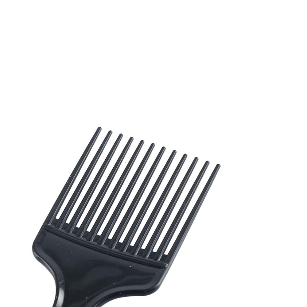 Curly Afro Plastic Fork Hairbrush Wide Teeth Black Insert Hair Combs Massage Professional Pick Comb Women/Men