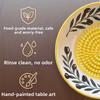 Efficient Ceramic Grinding Bowl Non-Slip Seasoning Grater Plate Ginger Grating Dish  Kitchen Use