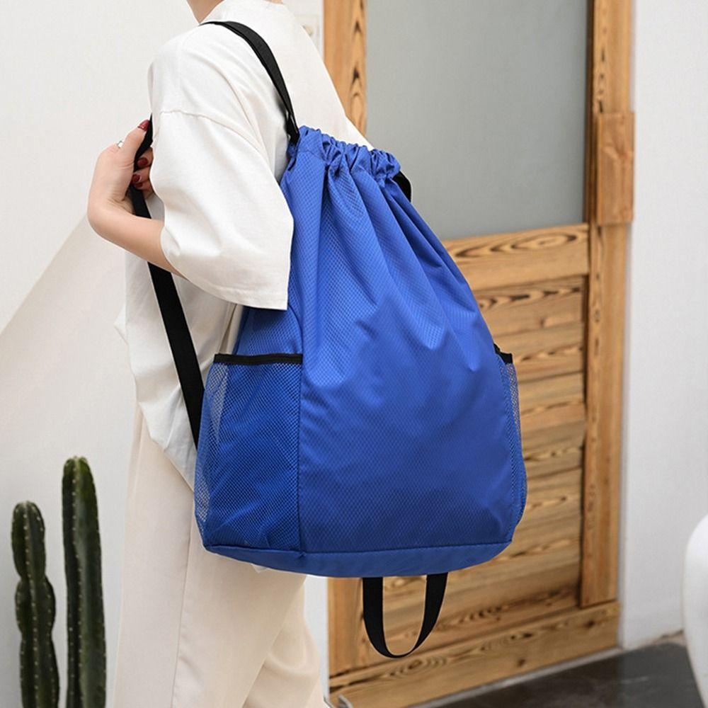 Bag Sport Drawstring Pocket Riding Travel Bag Drawstring Bag Outdoor Backpack Portable Sports Bag