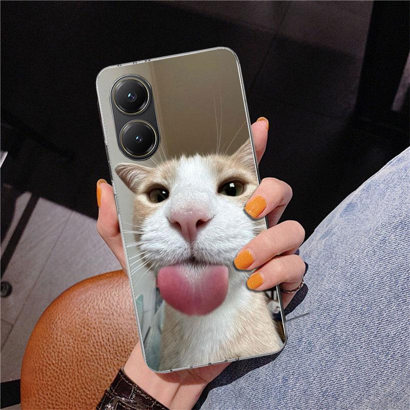 Pet Cat Funny Memes Phnoe Case for Xiaomi Poco X5 X6 X7 Pro X4 Gt F7 Ultra M8 M7 Redmi 15C 15 13C 13 12C 12 Unique Cover Coque P