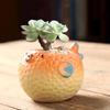 Pufferfish Shaped Silicone Vase Mold Suitable for Making Succulent Vase