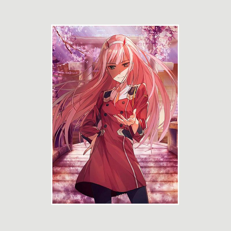 Home Decor Painting Sweet Little Loli Anime Girl Poster Cute Lolita Manga Figure White Paper Posters and Prints Bar Bedroom Decoration Mural