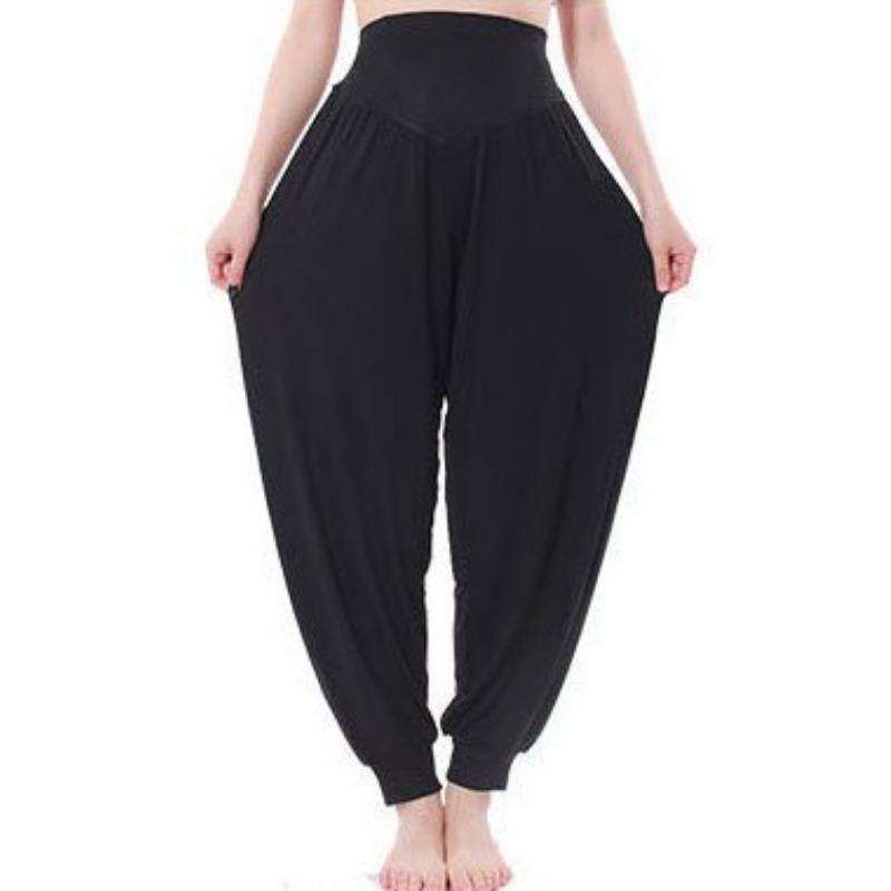 Fashion Casual Comfort Versatile Modal Fitness Comfortable Loose High Waist Yoga Pants Small Feet Dance Sports Lantern Pants